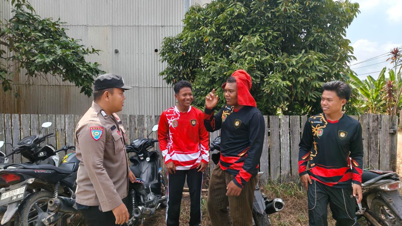 Polsek Katingan Tengah Sambang Kamtibmas
