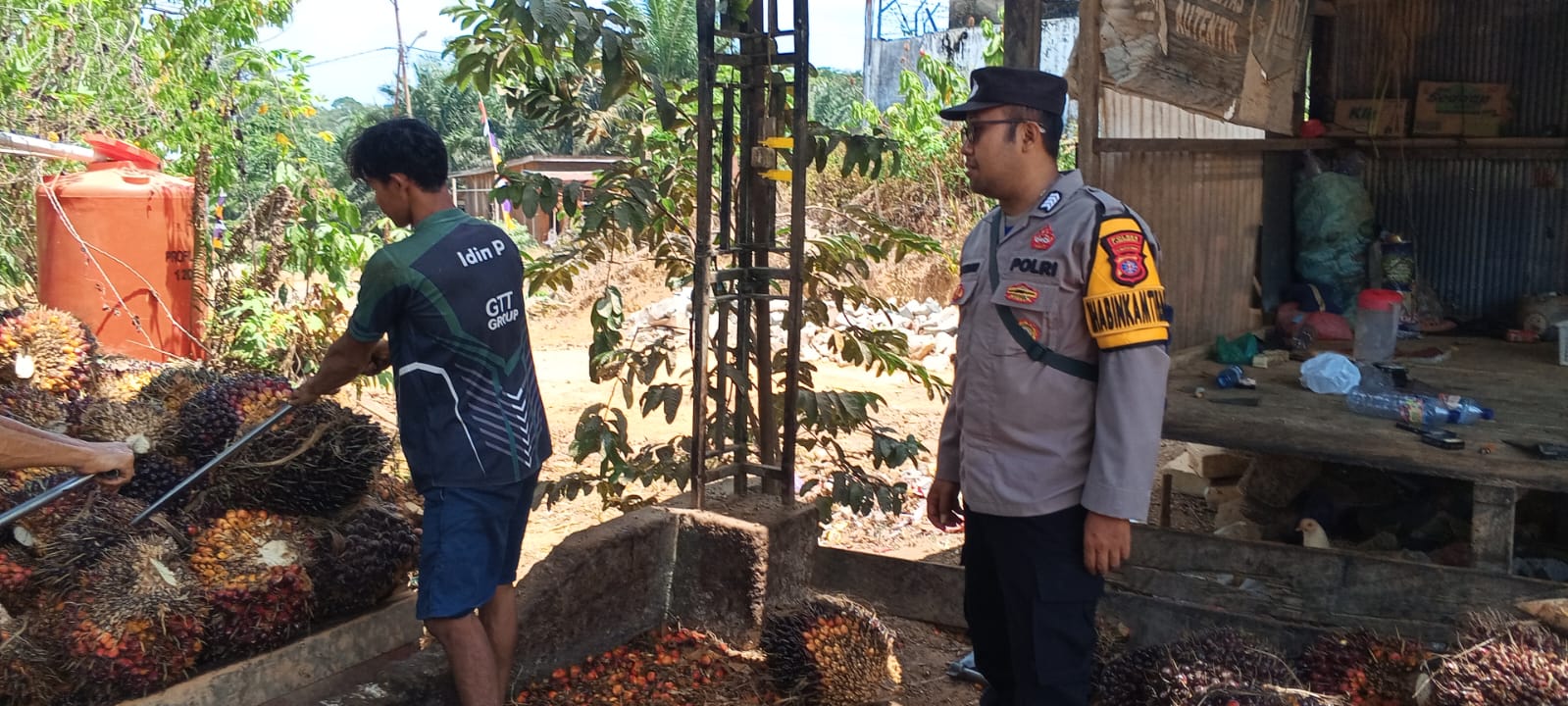 Polsek Lamandau Sambangi Peron, Pantau Situasi dan Perkuat Kamtibmas