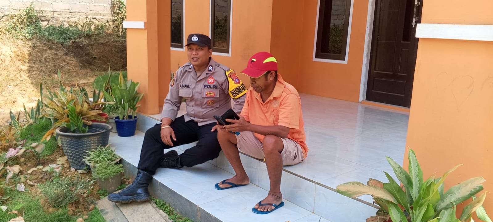 Polsek Lamandau Sambangi Warga, Perkuat Kemitraan dan Jaga Kamtibmas