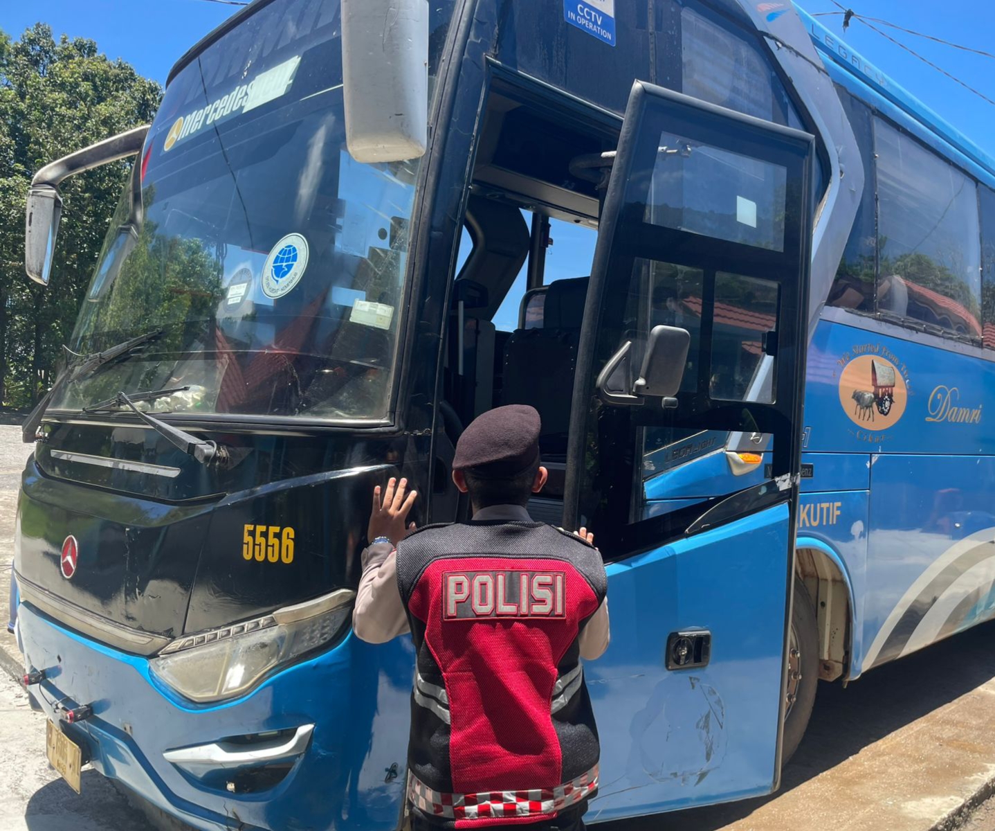 Sat Samapta Polres Lamandau Patroli Terminal, Jaga Situasi Tetap Aman dan Kondusif