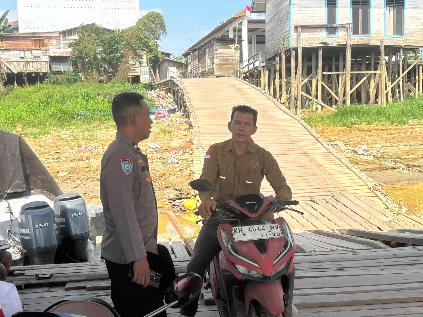 Polsek Katingan Tengah Sambang Kamtibmas