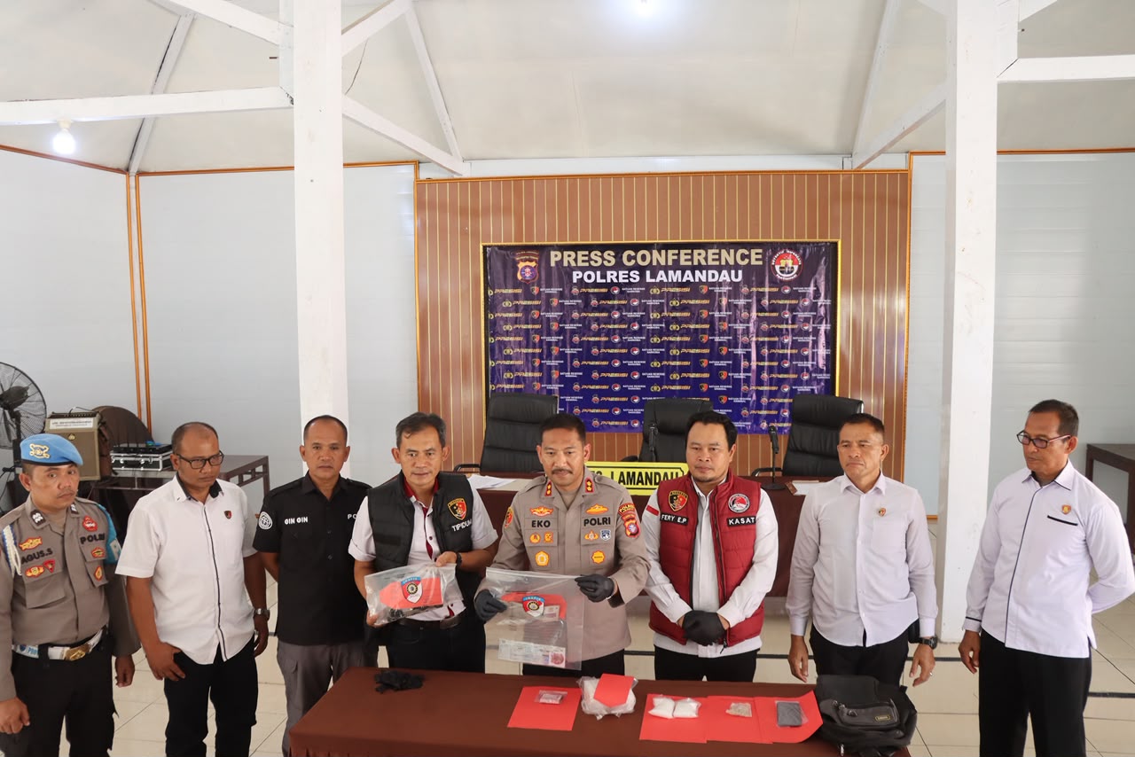 Polres Lamandau Kembali Ungkap Curanmor dan Narkotika, 10 Kendaraan Roda Dua serta 1,2 Kilogram Sabu Diamankan
