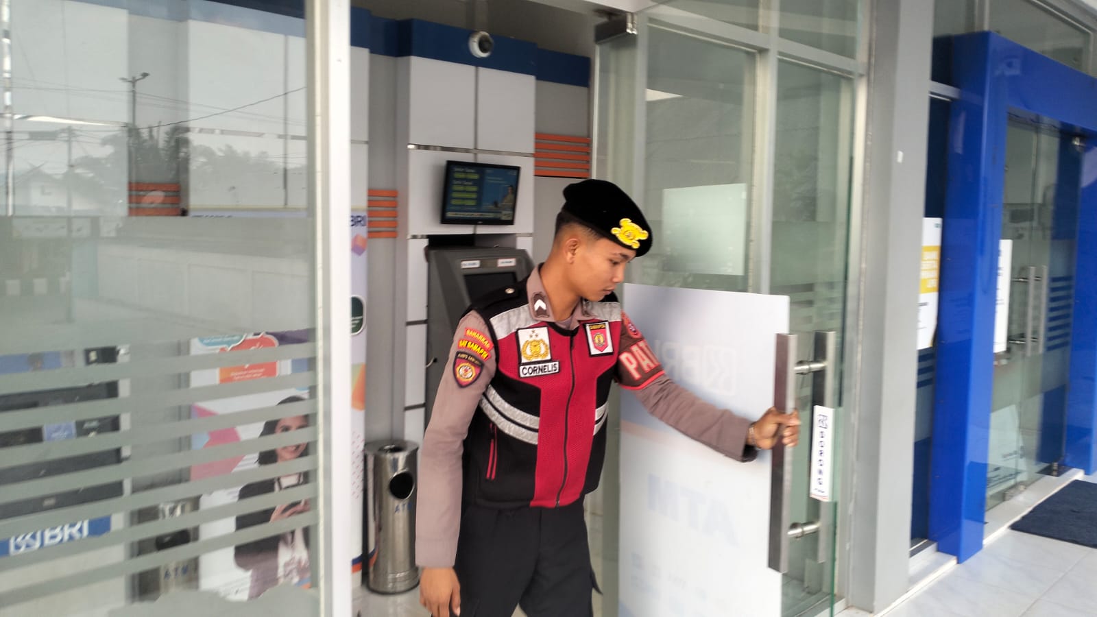 Sat Samapta Polres Lamandau Patroli Bank dan ATM, Perkuat Keamanan Fasilitas Perbankan