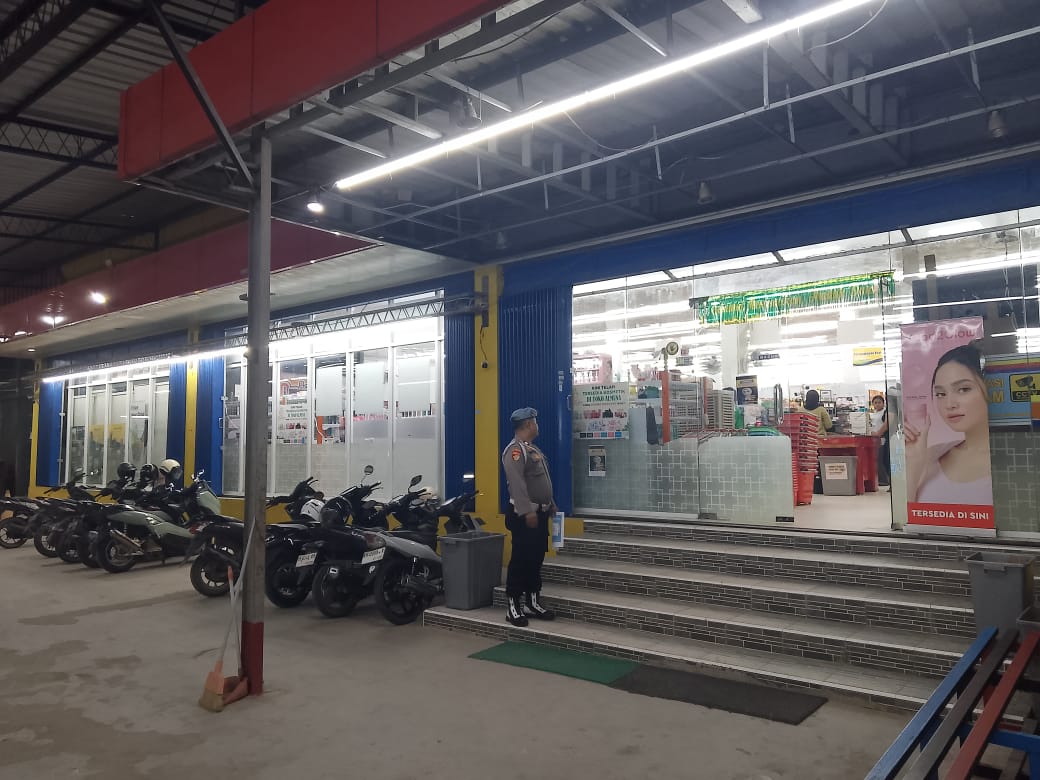 Polsek Bulik Monitoring Pusat Perbelanjaan, Pastikan Aktivitas Masyarakat Aman