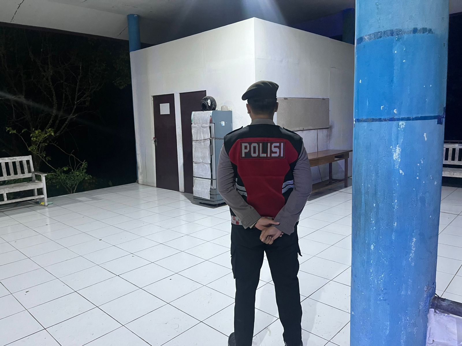 Sat Samapta Polres Lamandau Patroli Terminal, Antisipasi Gangguan Kamtibmas Malam Hari