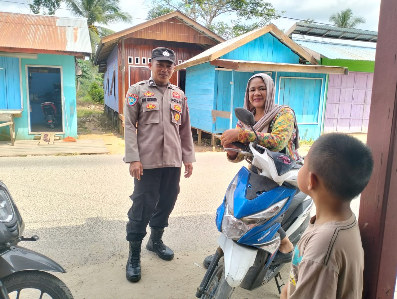 Patroli Dialogis, Upaya Polsek Katingan Tengah Ciptoan Kamtibmas