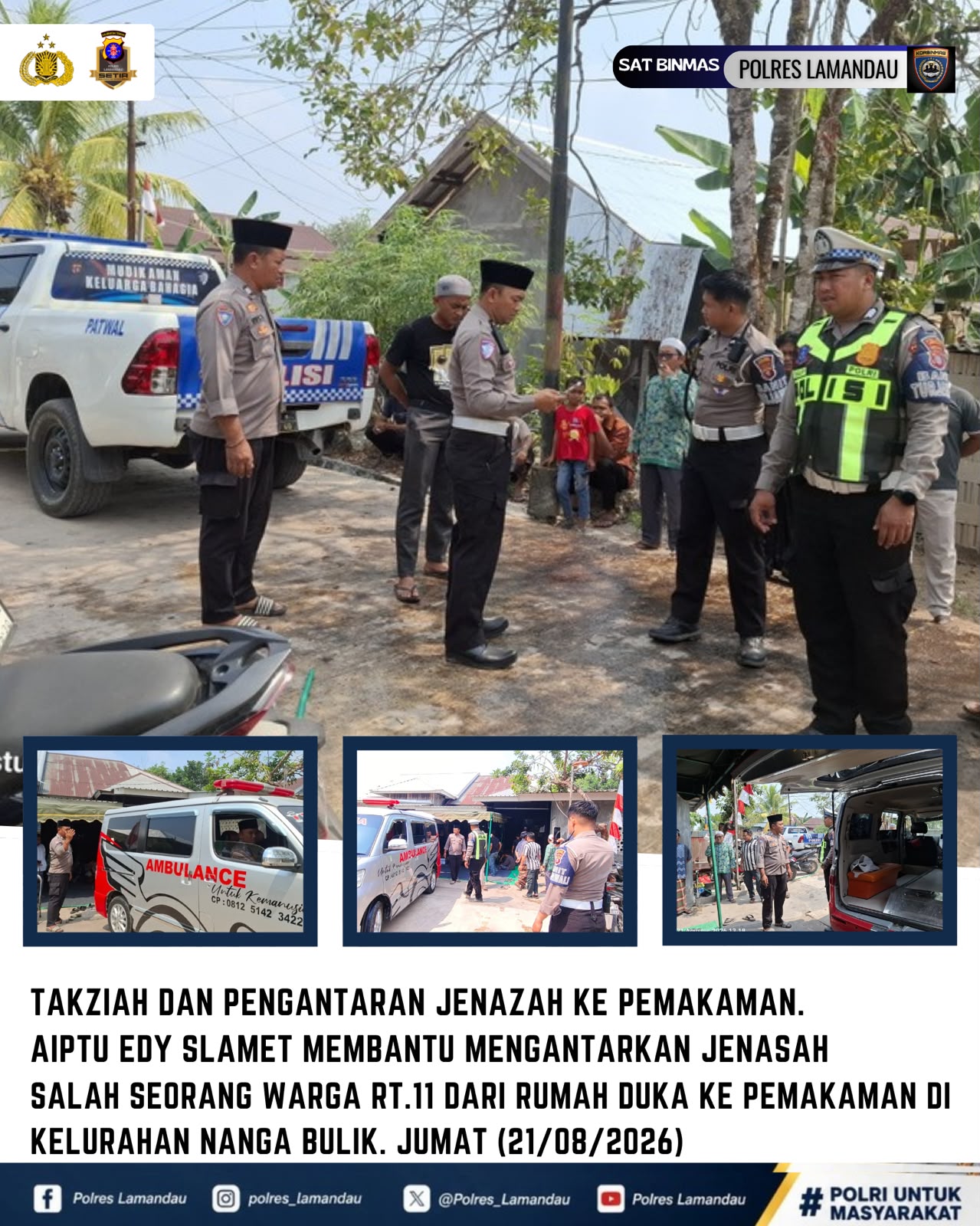 Takziah dan Pengantaran Jenazah