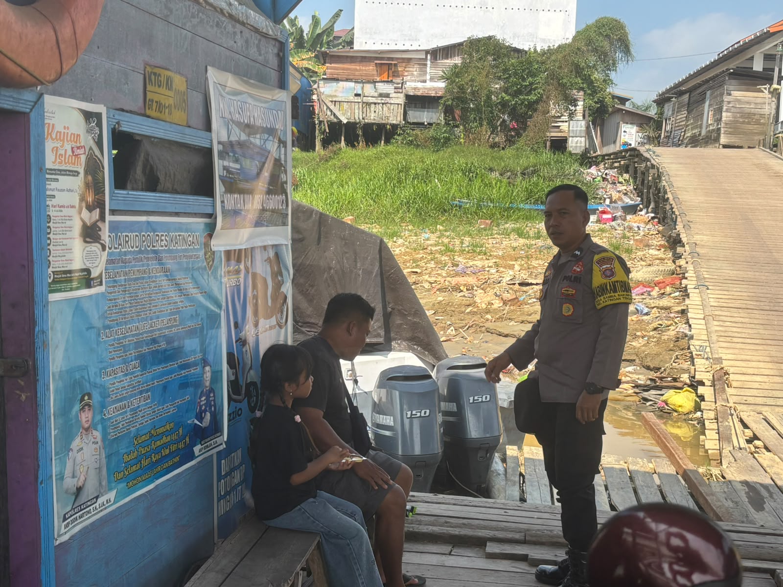 Polsek Katingan Tengah Sambang Kamtibmas
