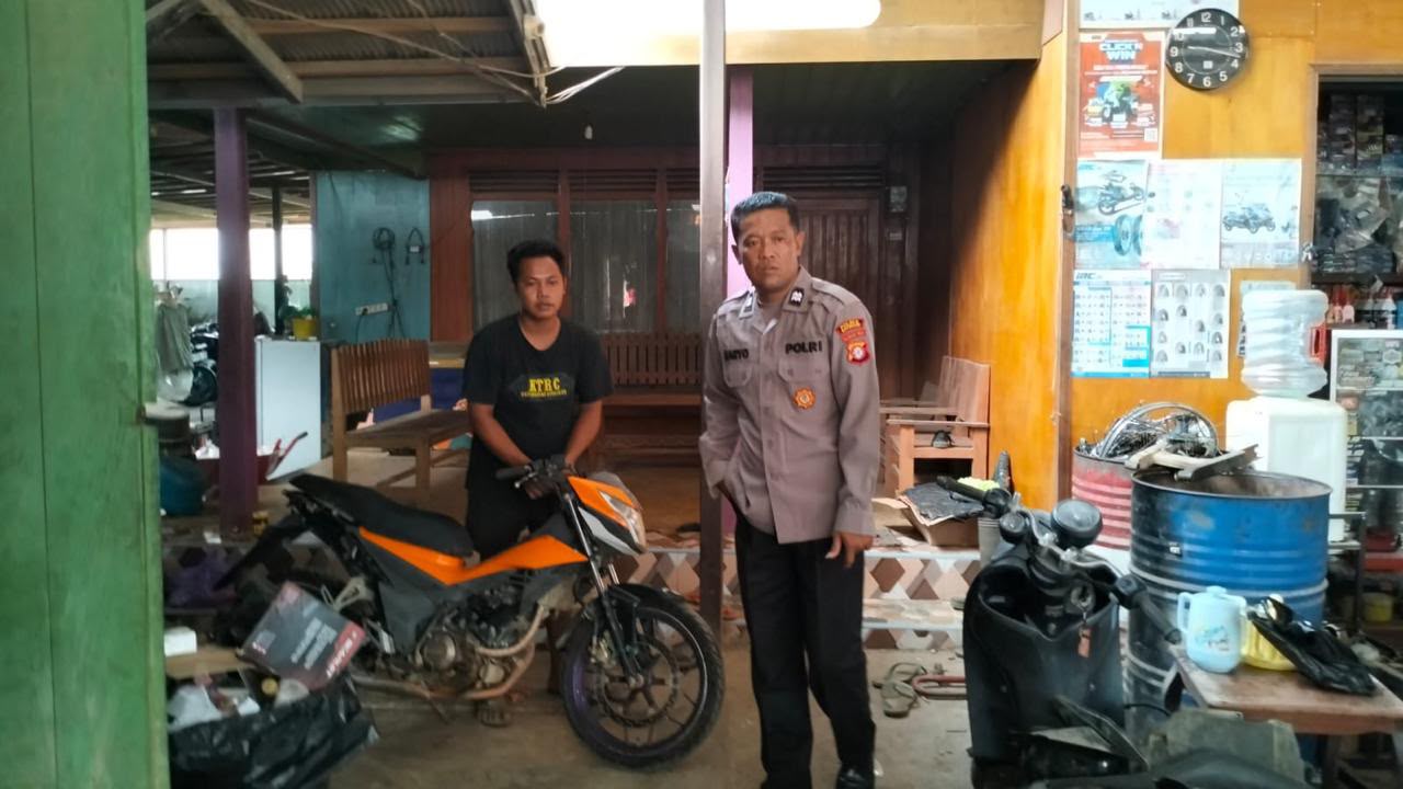 Polsek Katingan Tengah Sambang Kamtibmas