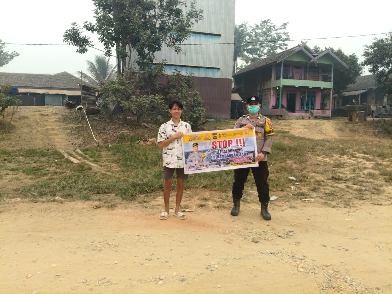 Police Goes To Community: Edukasi Anti Illegal Mining